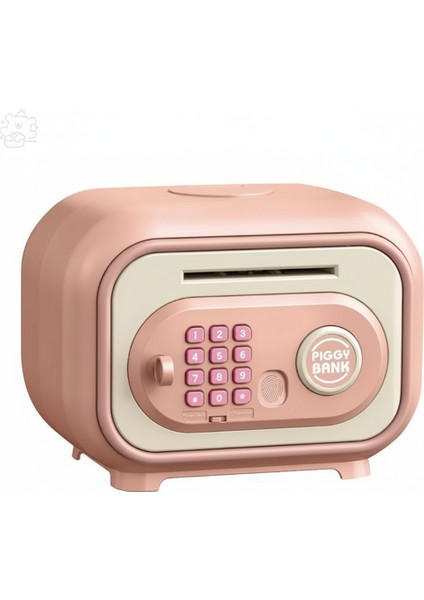 • çocuklar Için Müzikli Parmak Izi Simülasyonlu Kumbara Eğlenceli Elektronik Banka Kasa Kutusu
