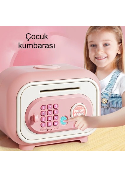 • çocuklar Için Müzikli Parmak Izi Simülasyonlu Kumbara Eğlenceli Elektronik Banka Kasa Kutusu fiyatları