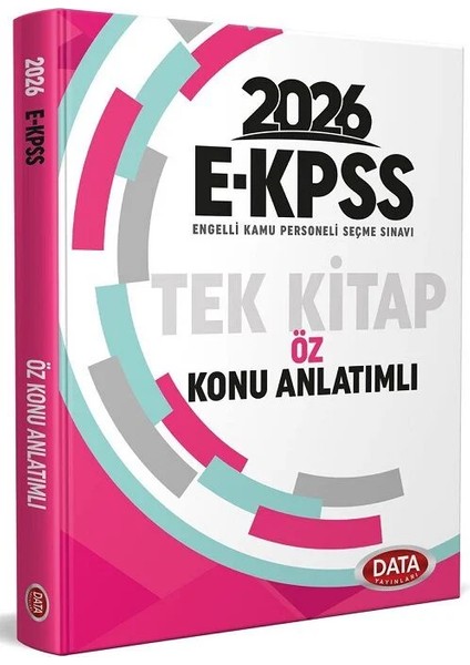 Data 2026 Ekpss Öz Konu Anlatımlı Tek Kitap Data Yayınları
