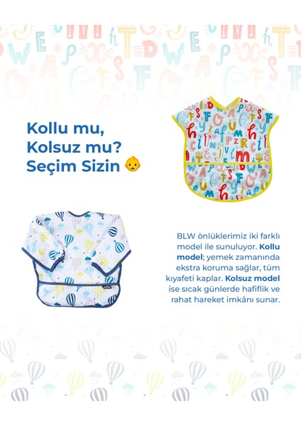 Babyjem Baskılı Blw Kolsuz Önlük 788