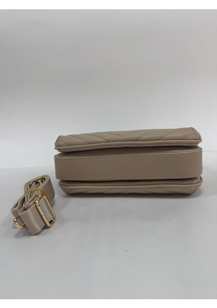 Üç Bölmeli Kapak Detaylı Nakışlı Bayan Çapraz Omuz Çantası indirimleri