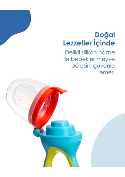 Babyjem Silikon Uçlu Meyve Sebze Emziği Turuncu fiyatları