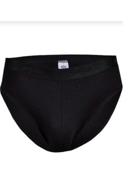 Erkek 3'lü Siyah Modal Kemerli Slip Külot fiyatları