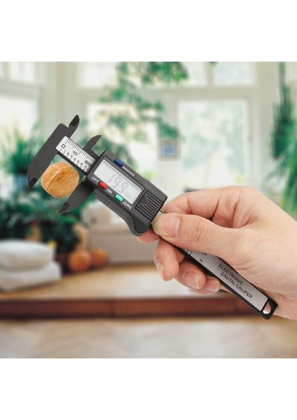 0-100MM Dijital Kumpas Elektronik LCD Ekranlı Hassas Ölçüm Aleti Takı ve Dıy Için