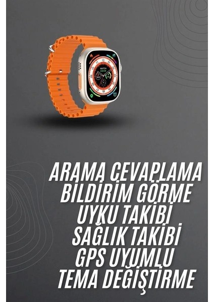 Akıllı Saat Arama Cevaplayan Bildirim Görme Yeni Nesil Bluetooth Bağlantılı