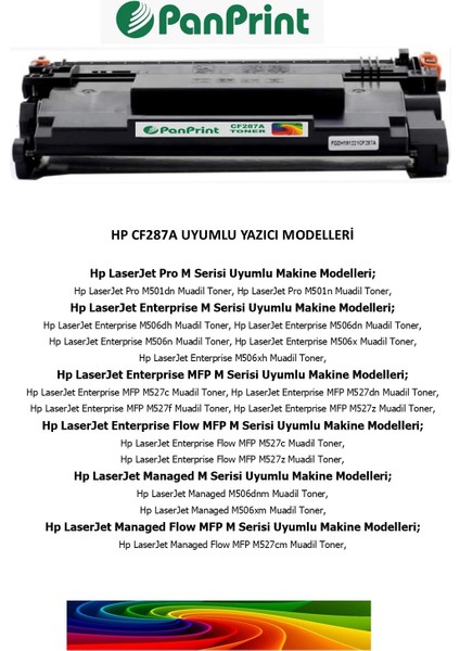 Hp Laserjet Enterprise M506XH Muadil Toner fiyatları