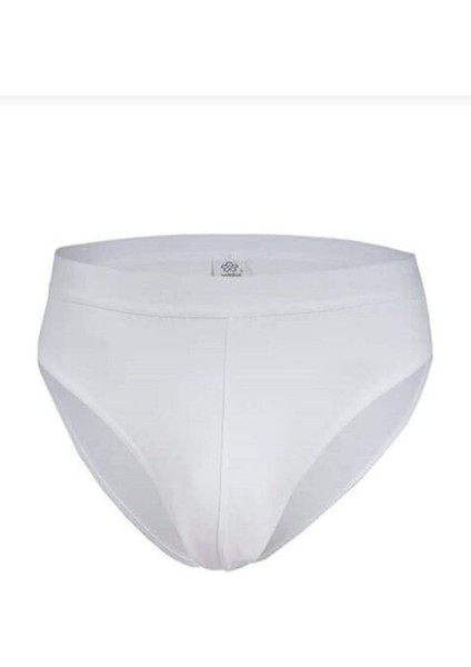 Erkek 4'lü Beyaz Modal Kemerli Slip Külot fiyatları