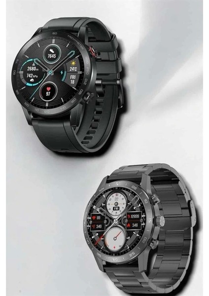 Çift Kordonlu Yüksek Çözünürlüklü Akıllı Saat Uyku Izleyici & Spor Modları