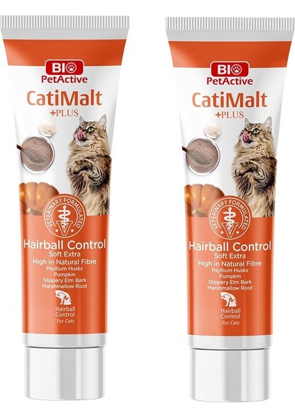 Bio Petactive Catimalt Plus Tüy Yumağı Önleyeci Malt Macun 100 Gr. x 2 Adet
