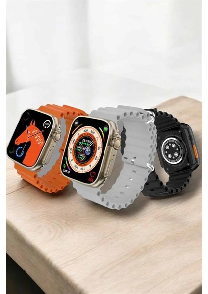 Kablosuz Şarjlı, Çağrı ve Müzik Kontrolü Sağlayan Akıllı Saat indirimleri