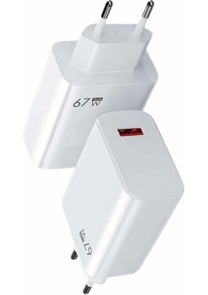 67W Hızlı Şarj Yüksek Voltaj Korumalı Type C Şarj Adaptörü fırsatları