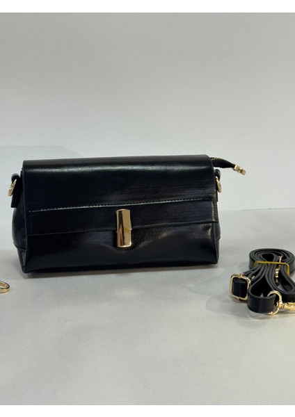 Küçük siyah Baget Kadın El ve Omuz Çantası modelleri
