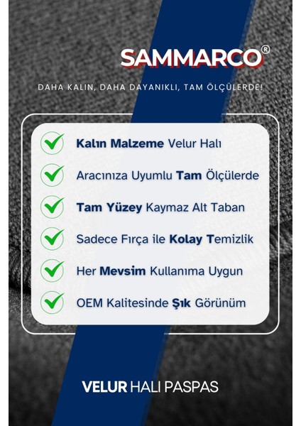 Toyota Corolla 2007-2012 Halı Paspas Velur Paspas Kumaş Paspas Oto Paspas fırsatları