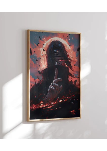 (Çerçevesiz) Naruto Uchiha Itachi Anime Poster - Anime ve Manga Duvar Dekoru - Çerçevesiz fiyatları