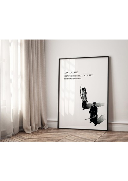 (Çerçevesiz) Mıyamoto Musashı Vagabond Poster, Anime Poster Çerçevesiz