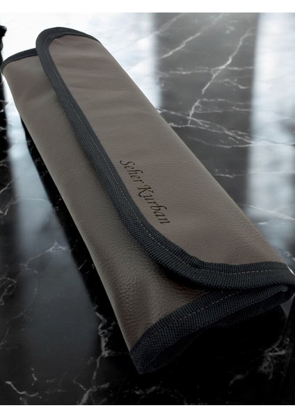 Isme Özel 3 Parça Deri Çantalı Şef Bıçak Seti Şeflere Özel Deluxe Seri indirimleri