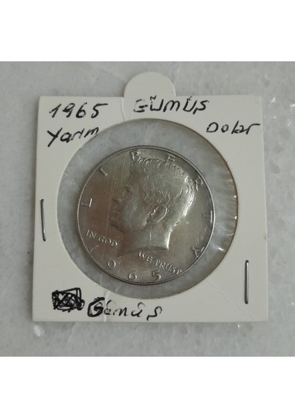 GÜMÜŞ1965 Yarım Dolar fırsatları