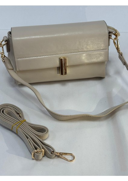 Küçük açık vizon Baget Kadın El ve Omuz Çantası