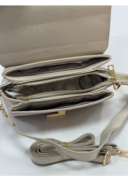 Küçük açık vizon Baget Kadın El ve Omuz Çantası