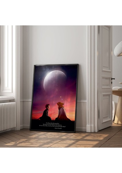 (Çerçevesiz) Kyojuro Rengoku Anime Poster, Çerçevesiz Anime Poster