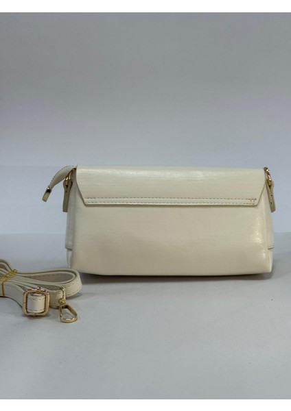 ,Küçük krem Baget Kadın El ve Omuz Çantası modelleri