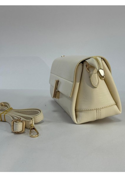 ,Küçük krem Baget Kadın El ve Omuz Çantası indirimleri