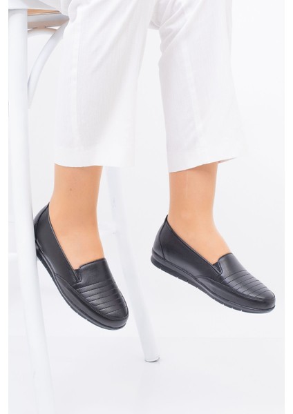 Kadın Tam Ortopedik Topuk Jelli Içi Hakiki Deri Anne Ayakkabısı Kadın Ayakkabı