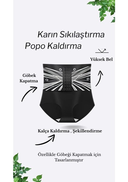 Dikişsiz Yüksek Bel Korse Külot – Şekillendirici ve Toparlayıcı