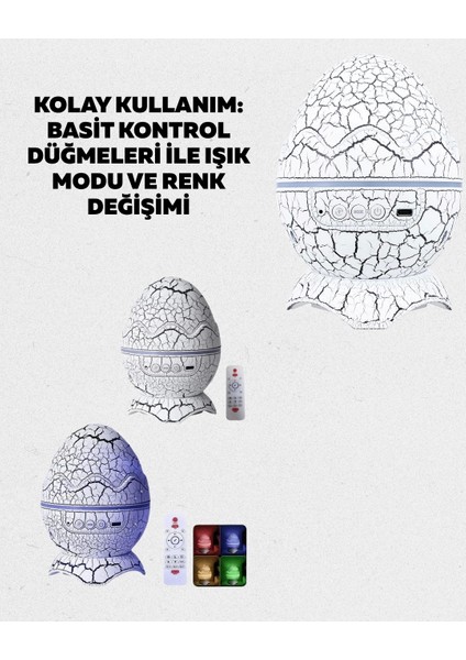 Ayarlanabilir Parlaklık ve Sis Efektli Atmosfer Lambası modelleri