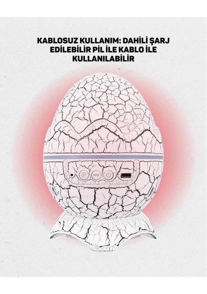 Bluetooth Hoparlör Özellikli 7 Renkli Gece Aydınlatması fırsatları