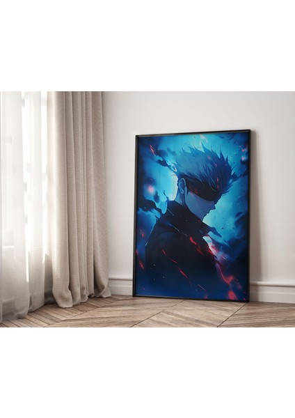 (Çerçevesiz)Gojo Satoru Anime Poster , Anime Karakter Poster Çerçevesiz