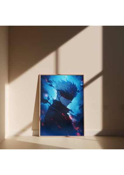 (Çerçevesiz)Gojo Satoru Anime Poster , Anime Karakter Poster Çerçevesiz fiyatları
