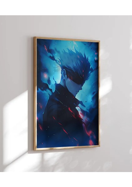 (Çerçevesiz)Gojo Satoru Anime Poster , Anime Karakter Poster Çerçevesiz modelleri