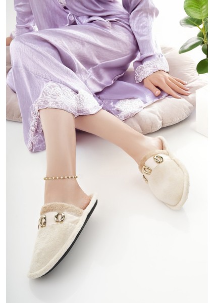 Kadın Ev Terliği Peluş Yıkanabilir Içi Yünlü Kürklü Terlik Misafir Çeyiz Bohça Gelin Terliği fırsatları