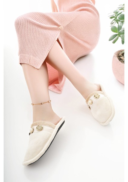 Kadın Ev Terliği Peluş Yıkanabilir Içi Yünlü Kürklü Terlik Misafir Çeyiz Bohça Gelin Terliği modelleri