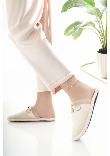 Kadın Ev Terliği Peluş Yıkanabilir Içi Yünlü Kürklü Terlik Misafir Çeyiz Bohça Gelin Terliği fırsatları