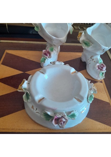 Antika Seramik Üçlü Takım fiyatları