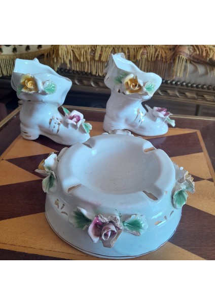 Antika Seramik Üçlü Takım modelleri