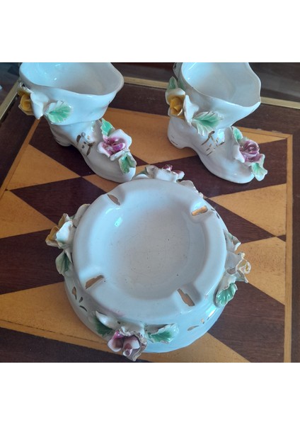 Antika Seramik Üçlü Takım indirimleri