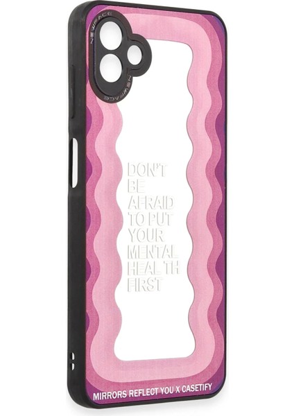 Samsung Galaxy A04 Kılıf Mirror Desenli Kapak - Mirror - 11-(5796)