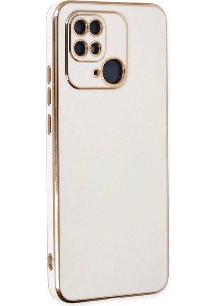 Xiaomi Redmi 10C Kılıf Volet Silikon - BEYAZ-(5796)