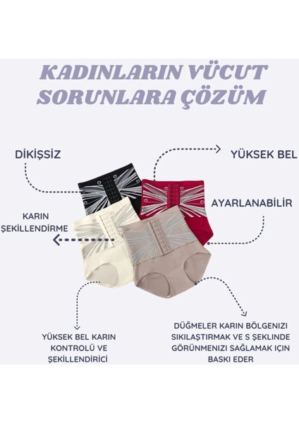 Dikişsiz Yüksek Bel Korse Külot – Şekillendirici ve Toparlayıcı fiyatları