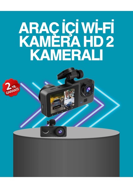Carplay Fotoğraf ve Video Kaydedici Araç Içi Kamera Ekranlı