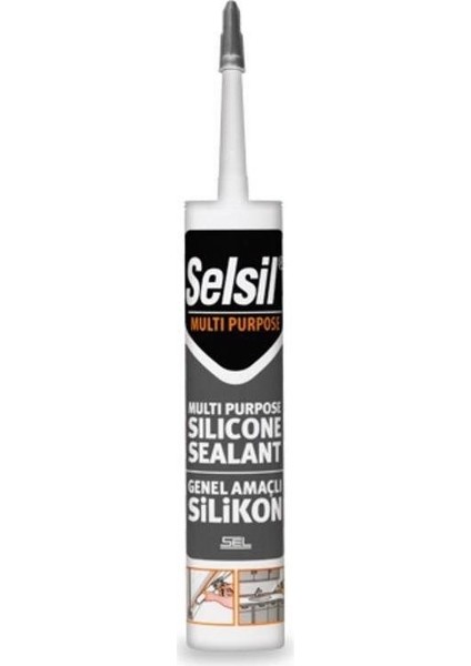 Şeffaf Silikon Genel Amaçlı Silikon 280 gr