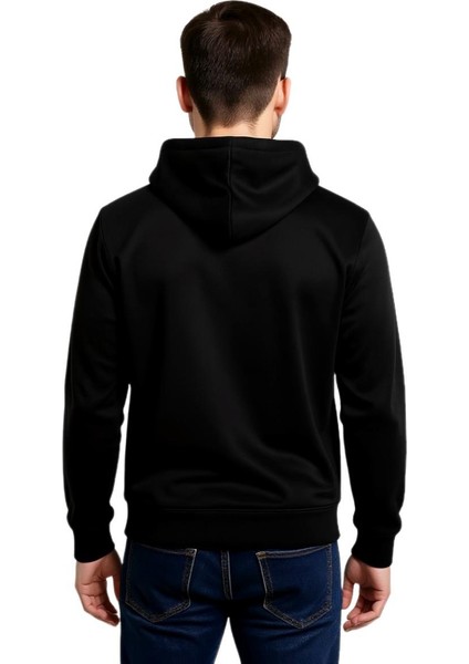 Erkek Kapüşonlu Fermuarlı Siyah Sweatshirt BGL-ST04790 modelleri
