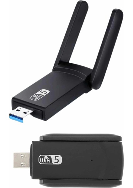 Mbps Wifi Alıcı Kablosuz Wifi Adaptörü Çift Band Çift Antenli fırsatları