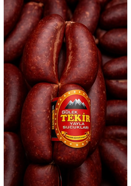 Gülek Tekir %100 Doğal Parmak Sucuk 1 Kg