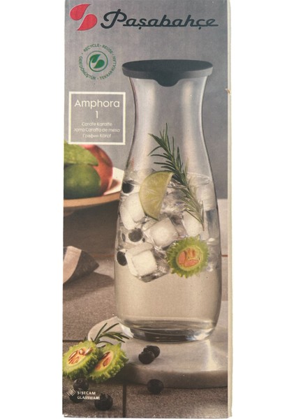 Amphora Gri Kapaklı Karaf 1180 cc