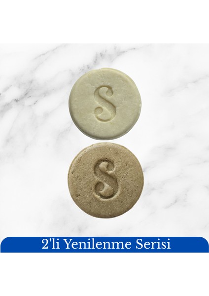 2'li Yenilenme Katı Şampuan Serisi/Kepek-Saç Dökülmesi/Kadın-Erkek Şampuan