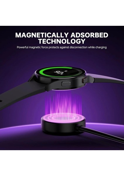 Samsung Galaxy Watch 3/4/5/6/7/active/fe/ultra Uyumlu Typ-C + USB Çevirici Şarj Cihazı Aleti Kablosu fırsatları